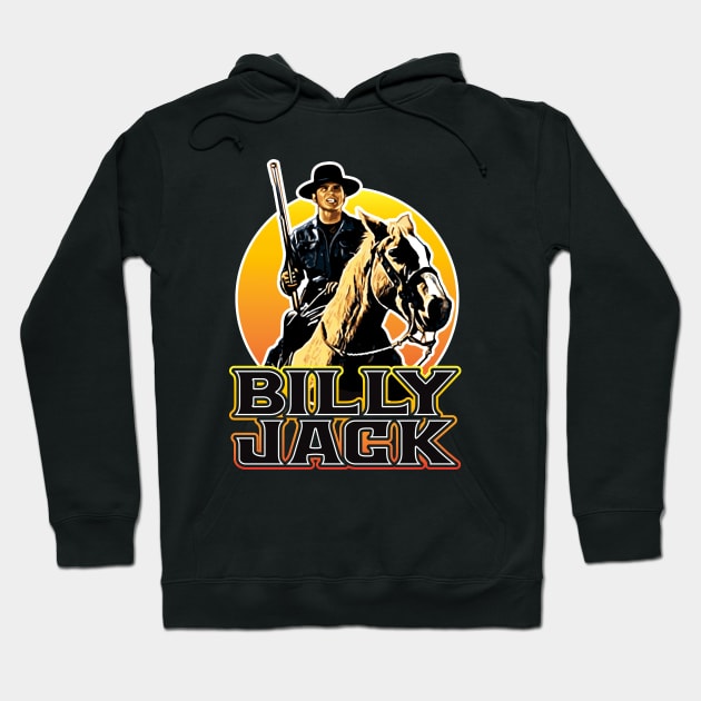 Billy Jack One Man Becomes The Law Hoodie by Alema Art